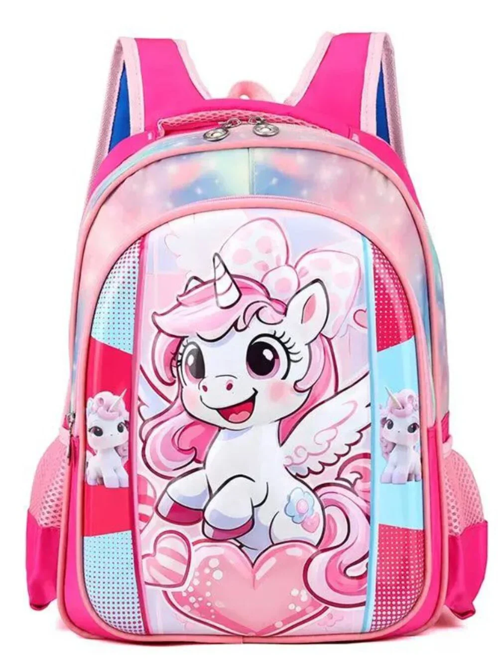 Kids Cartoon Character School Backpack – Spider Hero, Princess & Superhero Desig